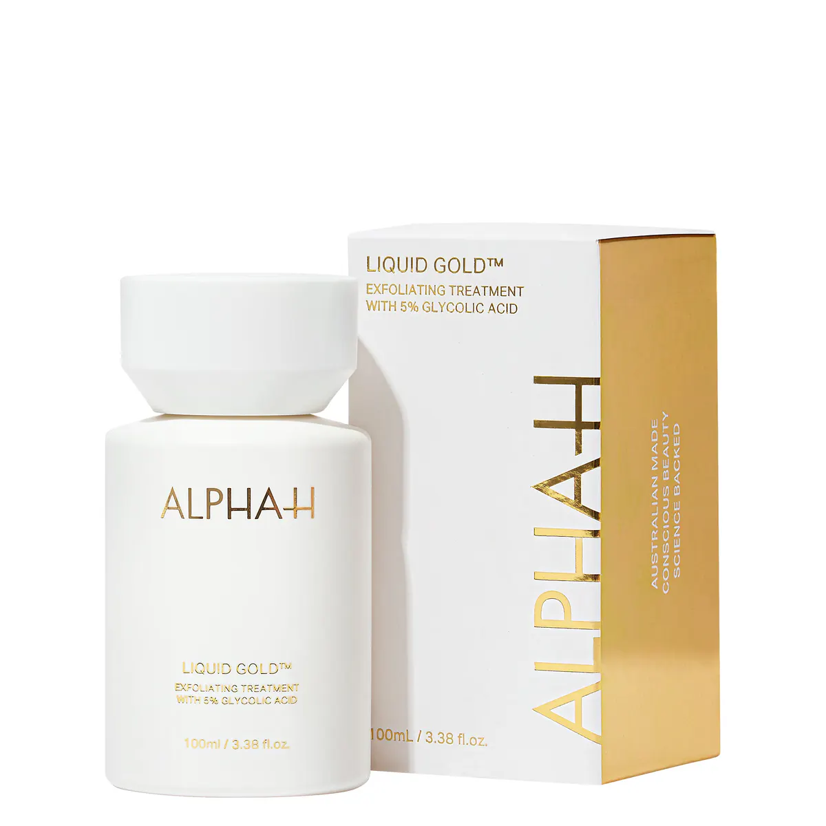Alpha-H Liquid Gold Exfoliating Treatment with 5% Glycolic Acid 100ml, view 8