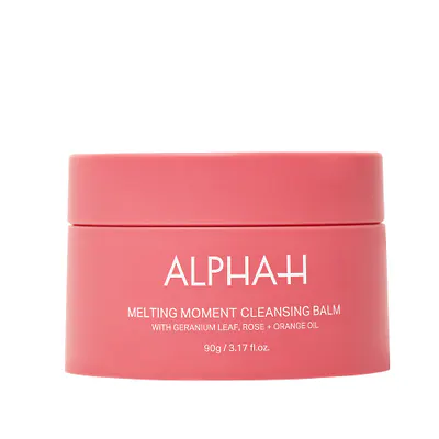 Alpha-H Melting Moment Cleansing Balm with Geranium Leaf Rose + Orange Oil 90g