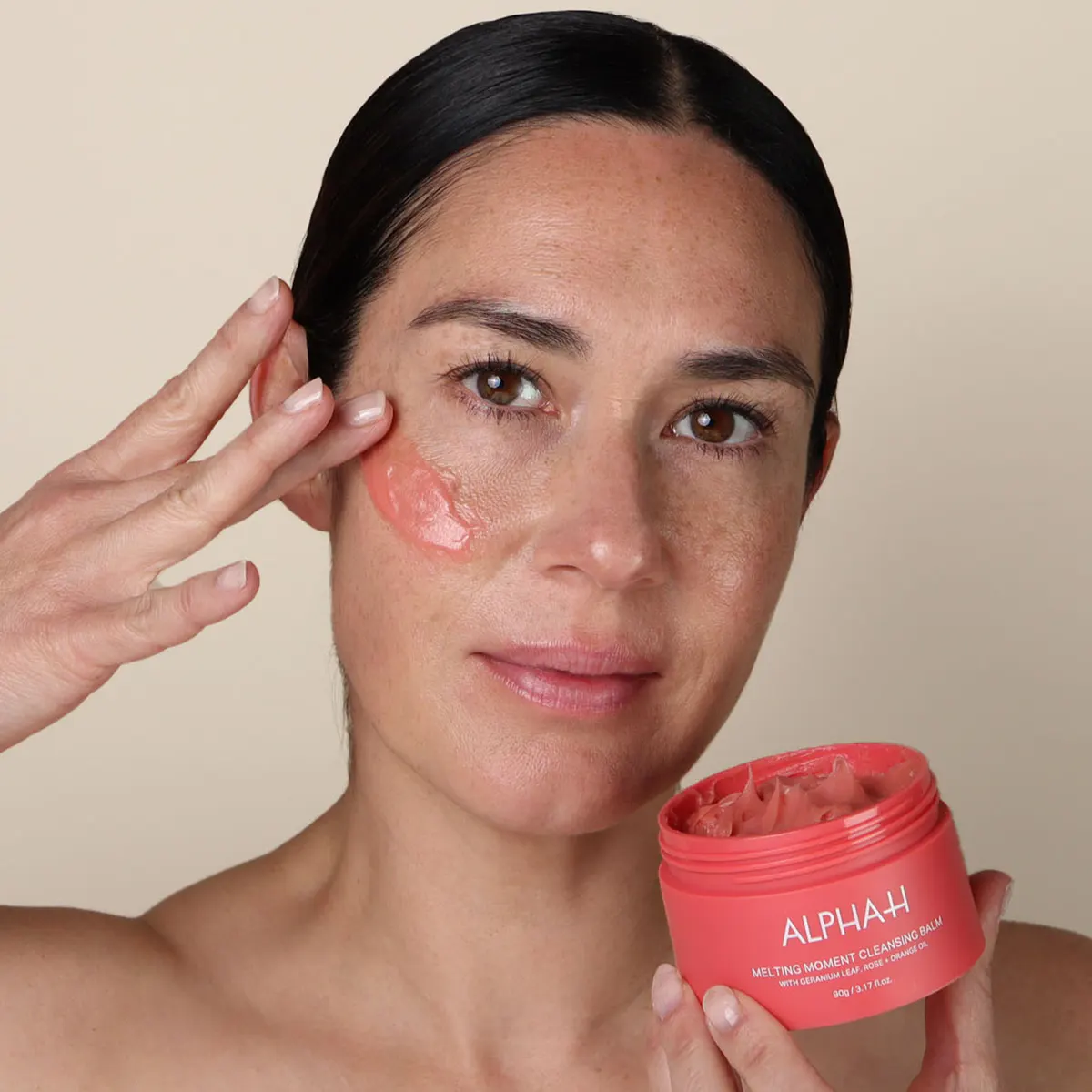Alpha-H Melting Moment Cleansing Balm with Geranium Leaf Rose + Orange Oil 90g, view 2
