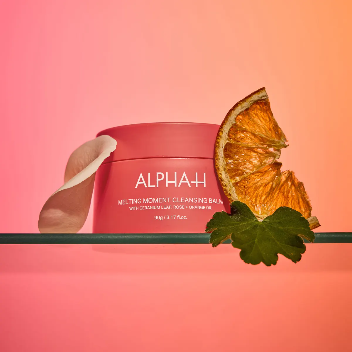 Alpha-H Melting Moment Cleansing Balm with Geranium Leaf Rose + Orange Oil 90g, view 7