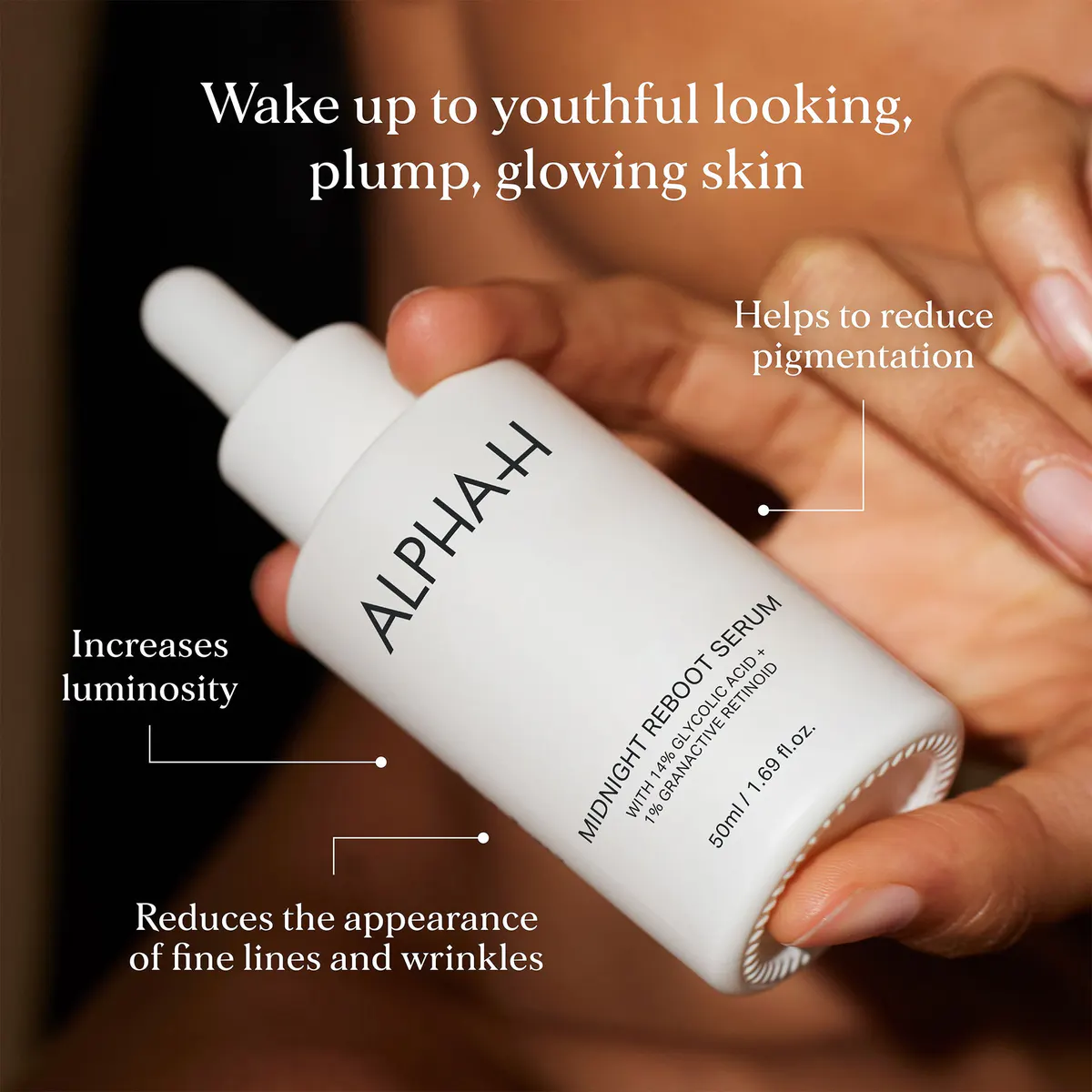 Alpha-H Midnight Reboot Serum 50ml, view 7