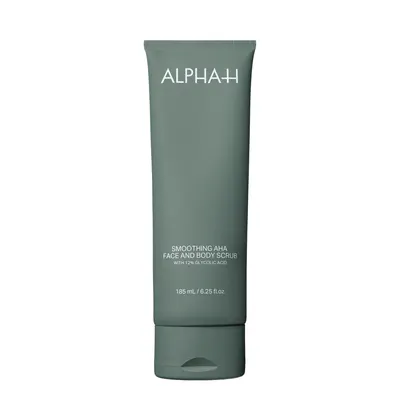 Alpha-H Smoothing AHA Face & Body Scrub with 12% Glycolic Acid 185ml