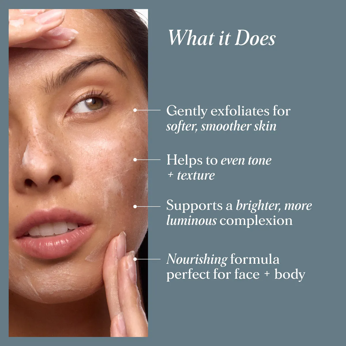 Alpha-H Smoothing AHA Face & Body Scrub with 12% Glycolic Acid 185ml, view 3