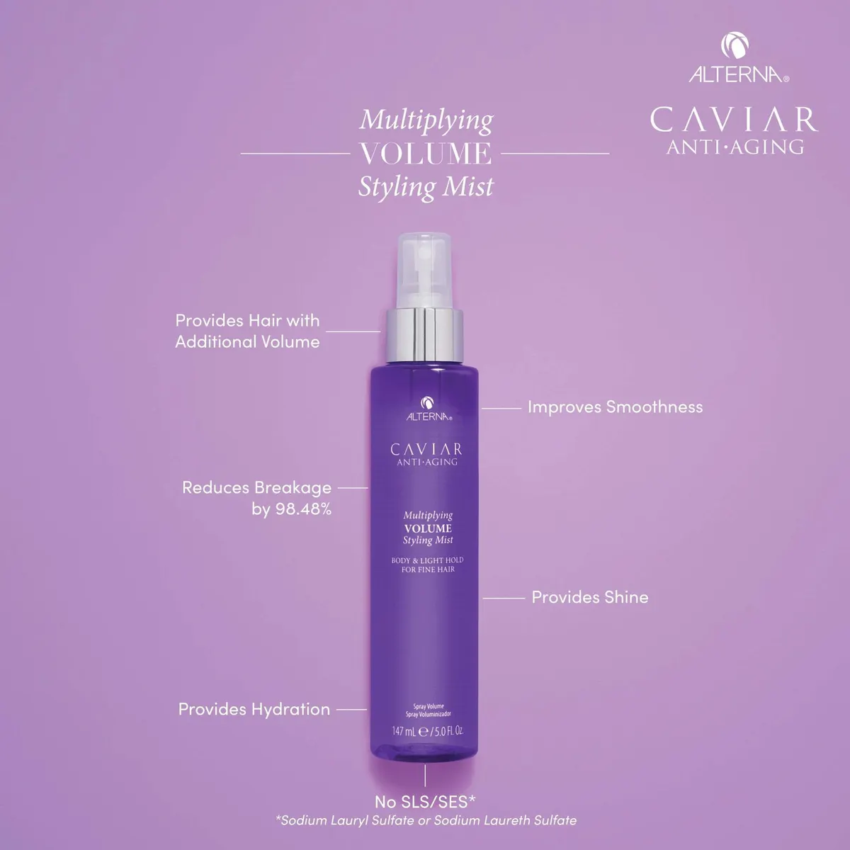 Alterna Caviar Multiplying Volume Styling Mist 147ml, view 4