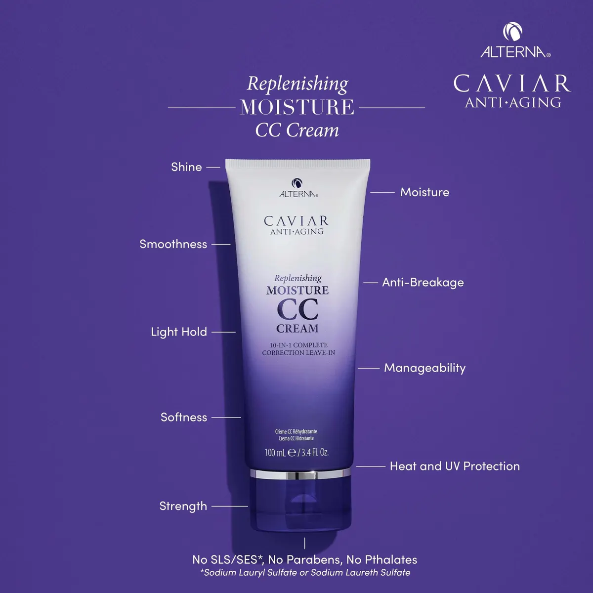 Alterna Caviar Replenishing Moisture CC Cream 100ml, view 4