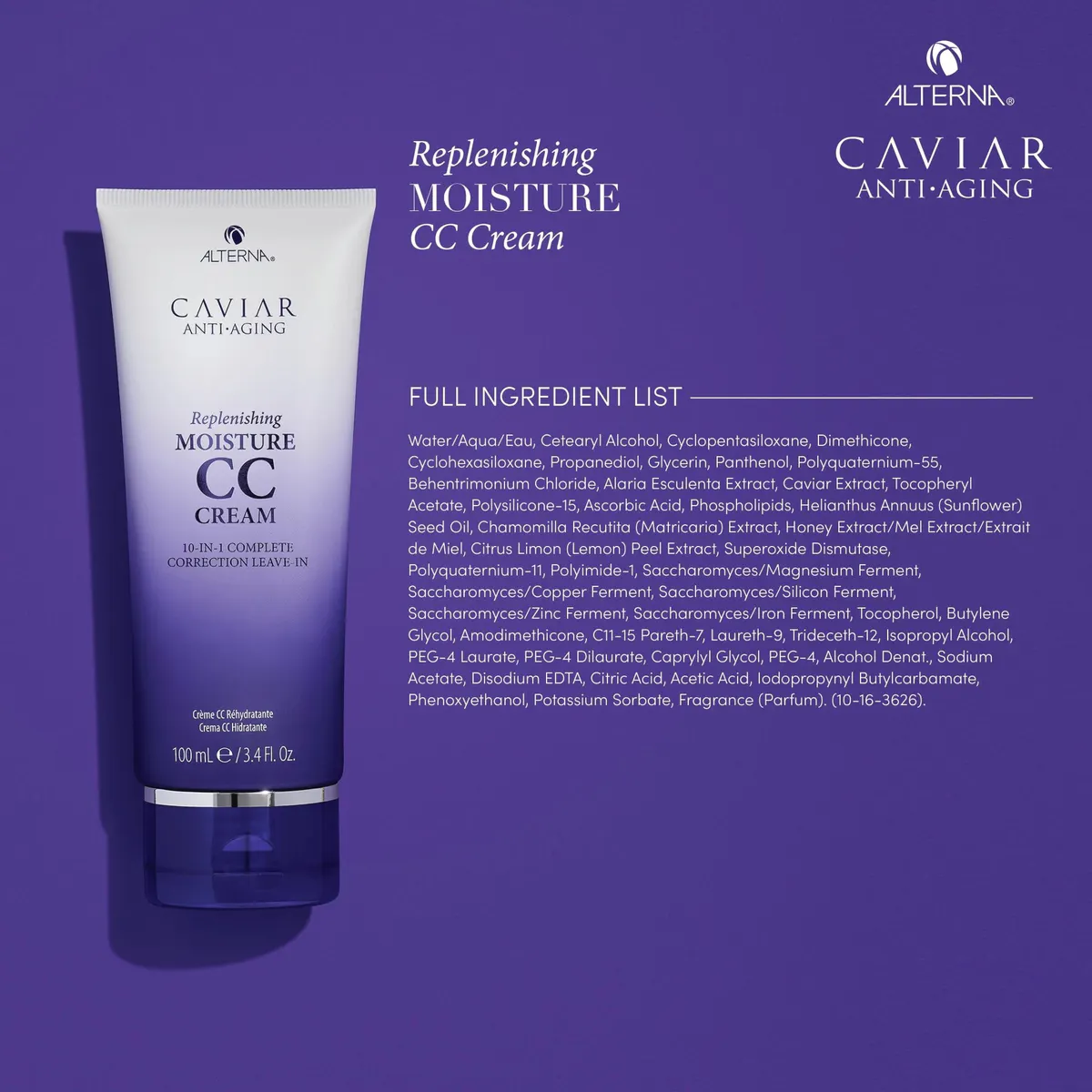 Alterna Caviar Replenishing Moisture CC Cream 150ml, view 6