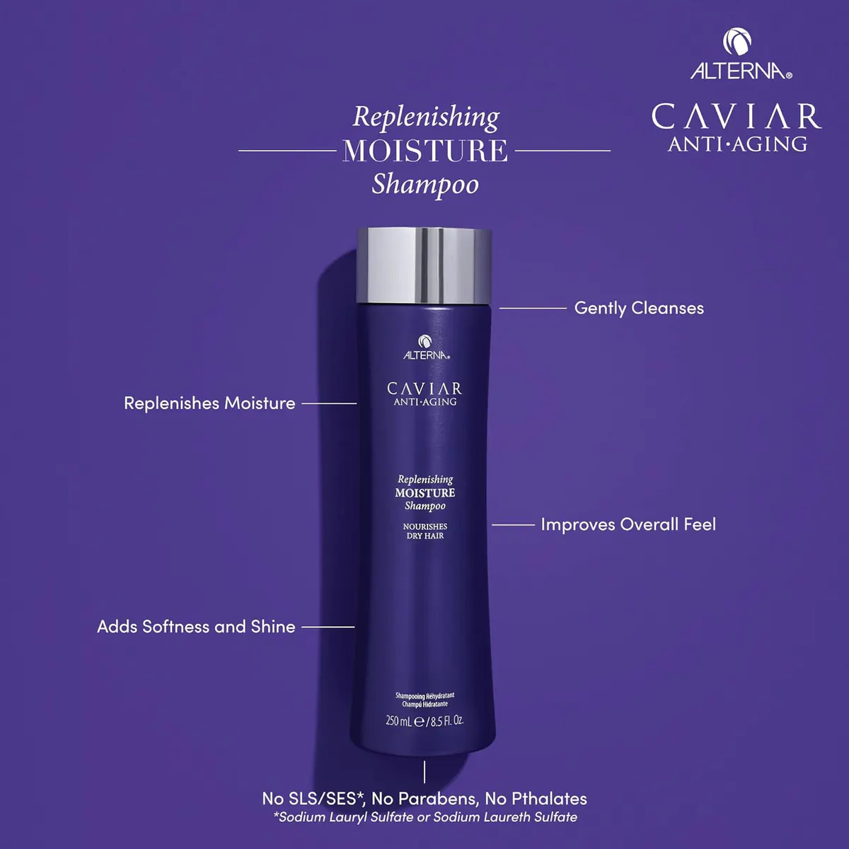 Alterna Caviar Replenishing Moisture Shampoo 250ml, view 4