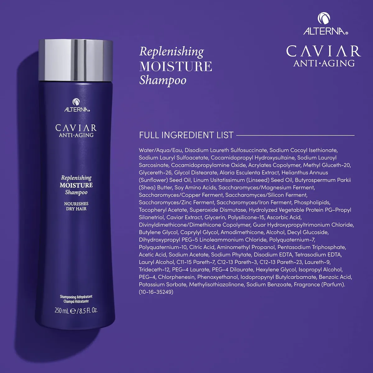 Alterna Caviar Replenishing Moisture Shampoo 250ml, view 6