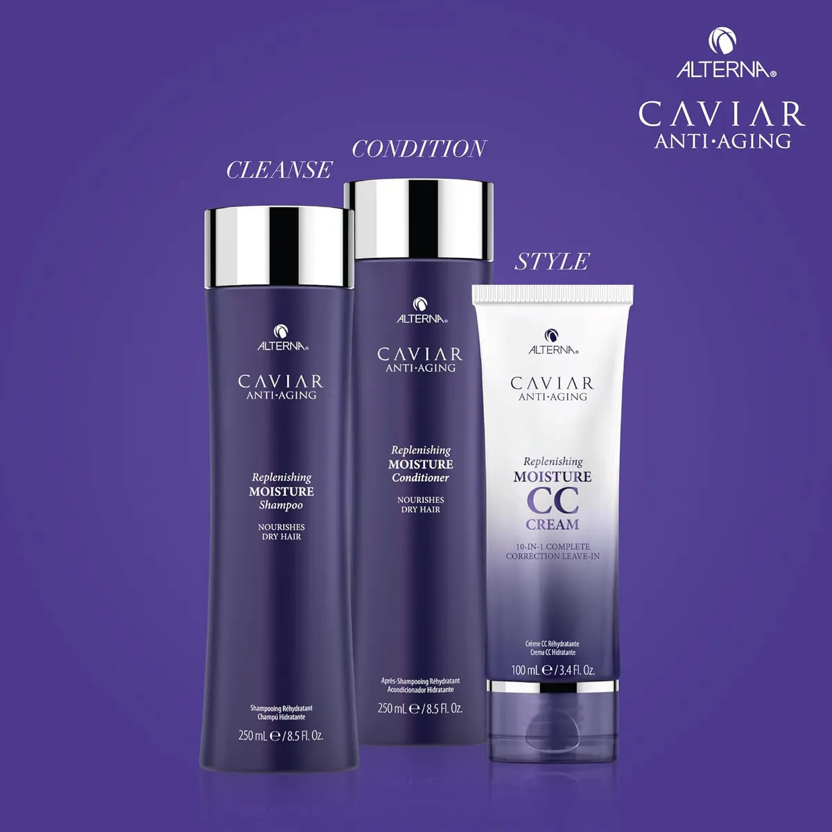 Alterna Caviar Replenishing Moisture Shampoo 250ml, view 7