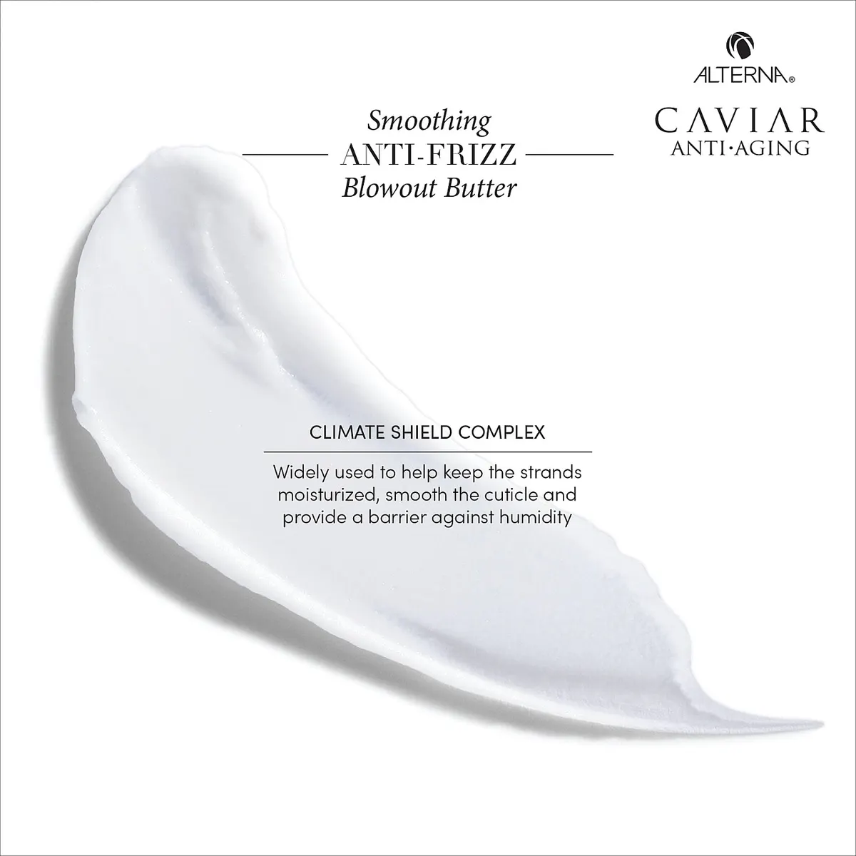 Alterna Caviar Smoothing Anti-Frizz Blowout Butter 150ml, view 3