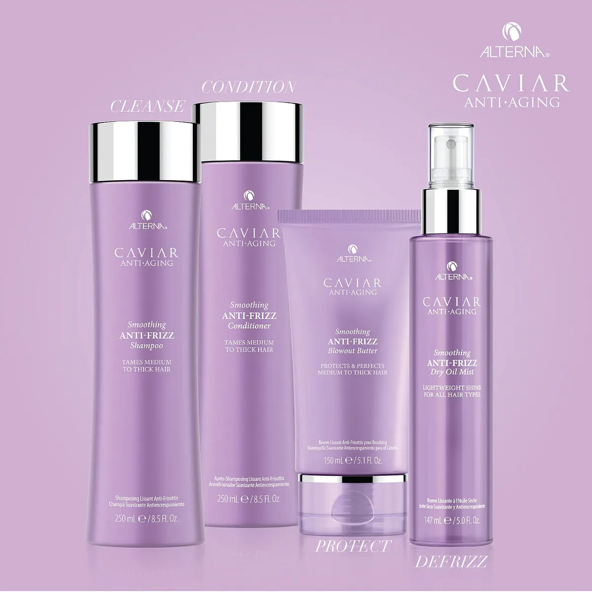 Alterna Caviar Smoothing Anti-Frizz Blowout Butter 150ml, view 7