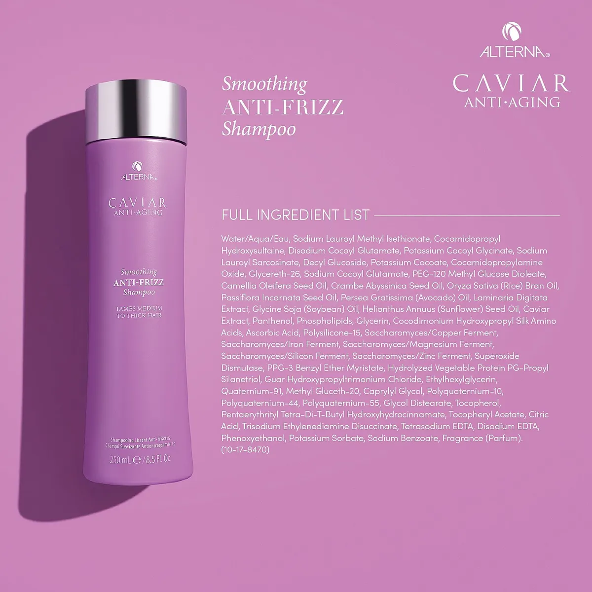 Alterna Caviar Smoothing Anti-Frizz Shampoo 250ml, view 6
