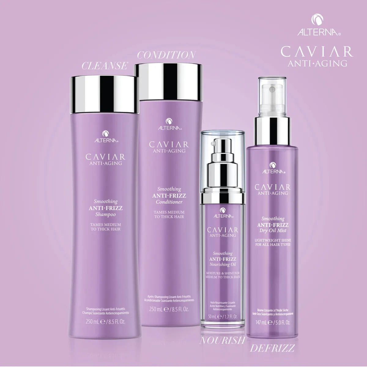 Alterna Caviar Smoothing Anti-Frizz Shampoo 250ml, view 7