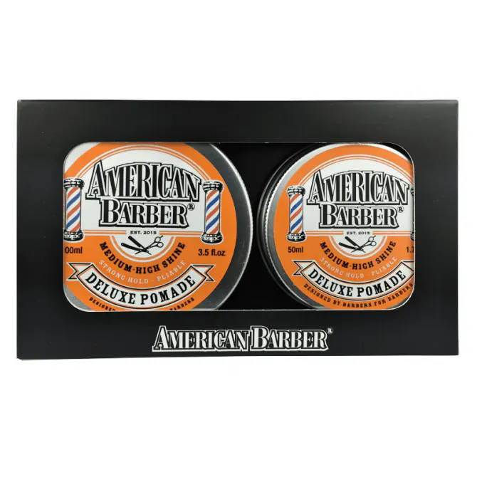 American Barber Deluxe Pomade 50ml + 100ml Duo Pack