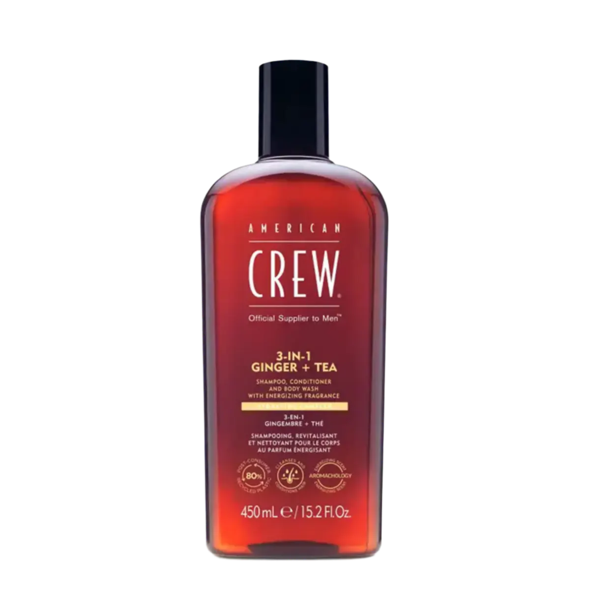 American Crew 3-in-1 Energizing Ginger + Tea 450ml