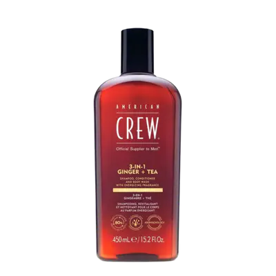 American Crew 3-in-1 Energizing Ginger + Tea 450ml