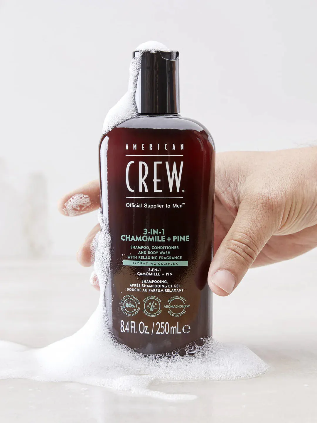 American Crew 3-in-1 Relaxing Chamomile + Pine 450ml, view 3