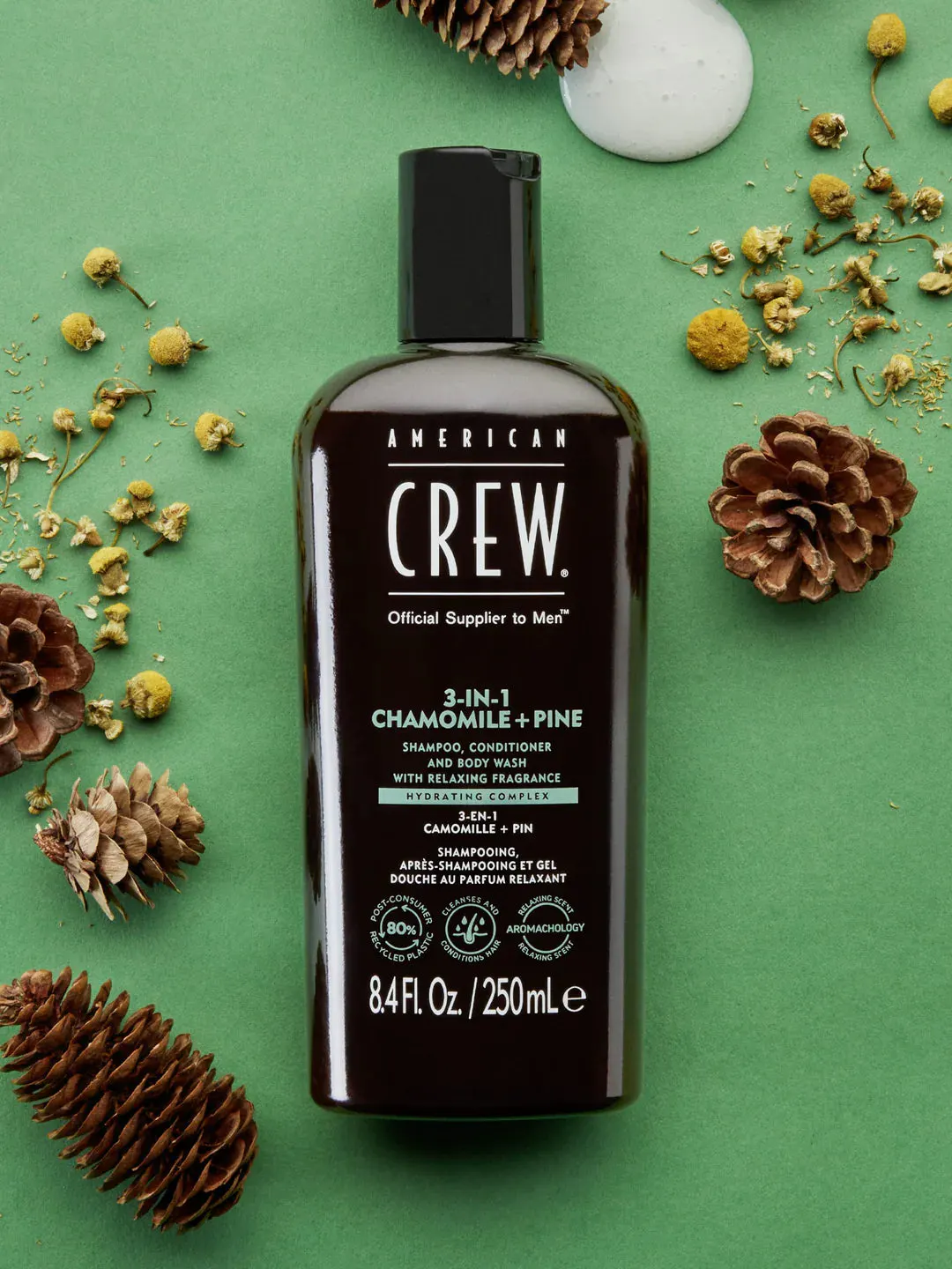 American Crew 3-in-1 Relaxing Chamomile + Pine 450ml, view 4