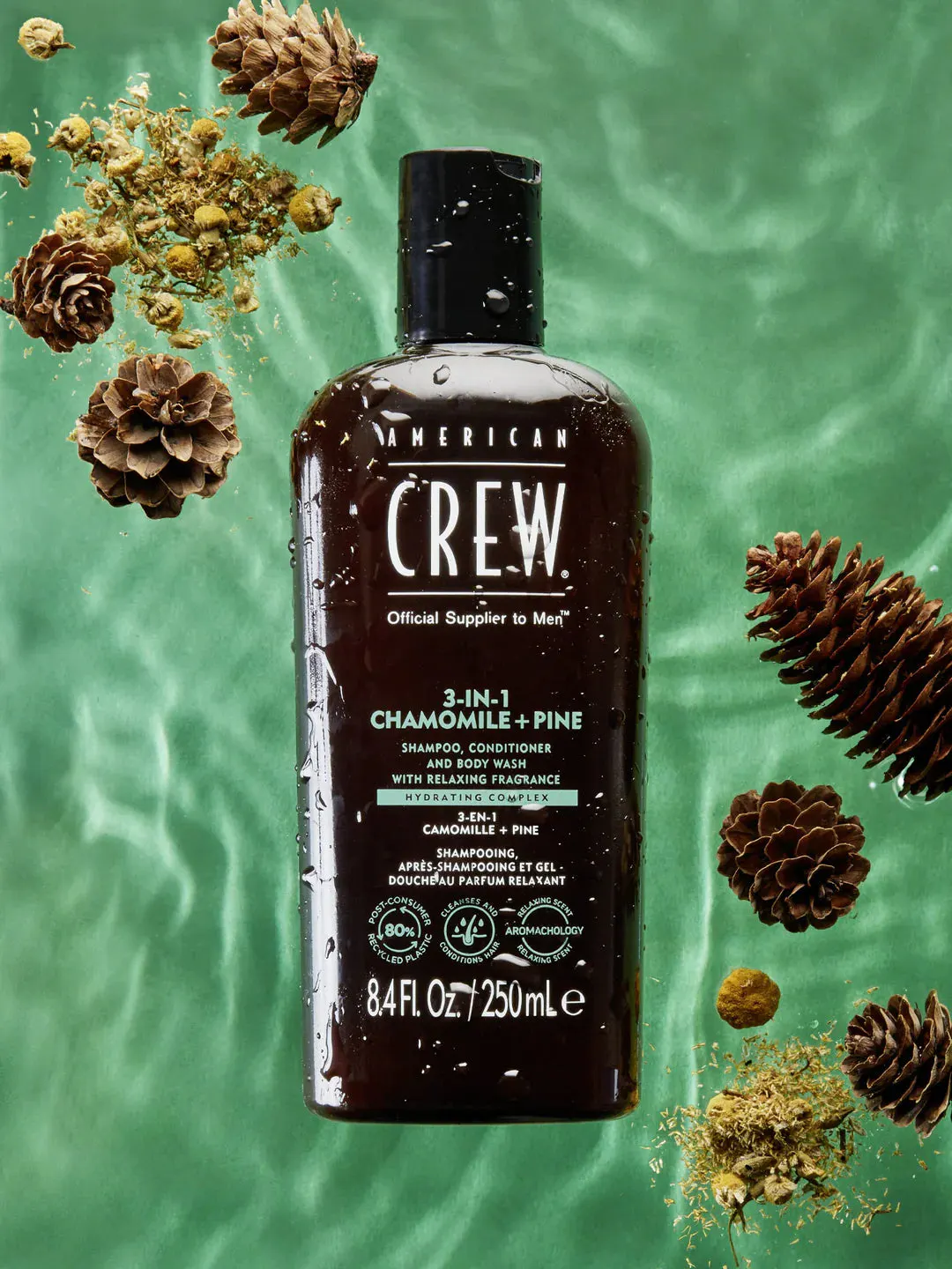 American Crew 3-in-1 Relaxing Chamomile + Pine 450ml, view 5