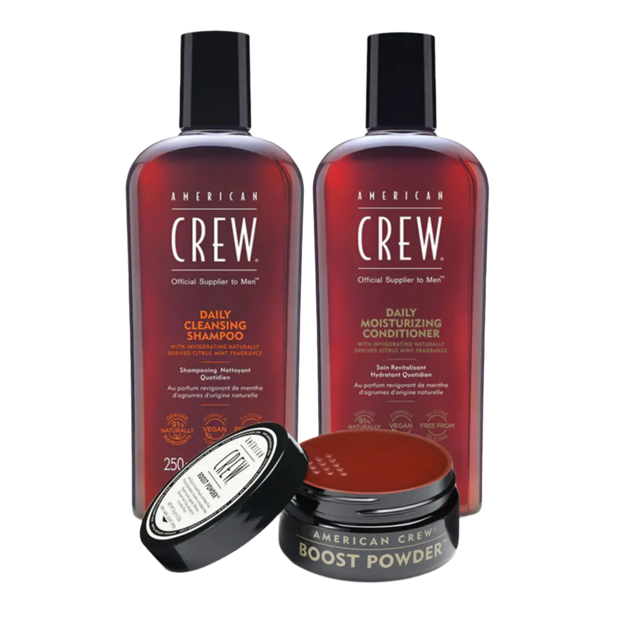 American Crew Boost Powder Hair & Styling Bundle