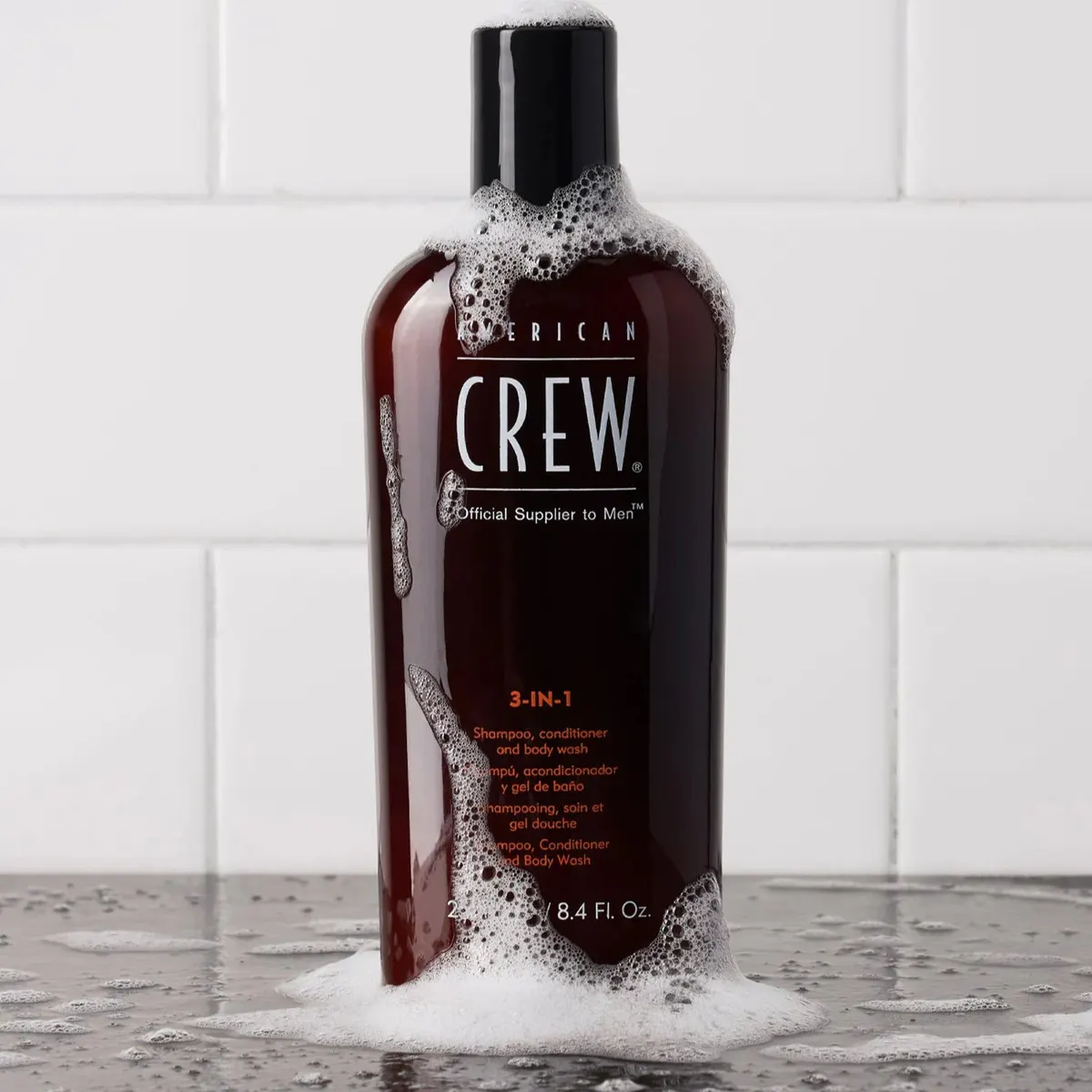 American Crew Classic 3-in-1 Shampoo Conditioner and Body Wash 450ml, view 2