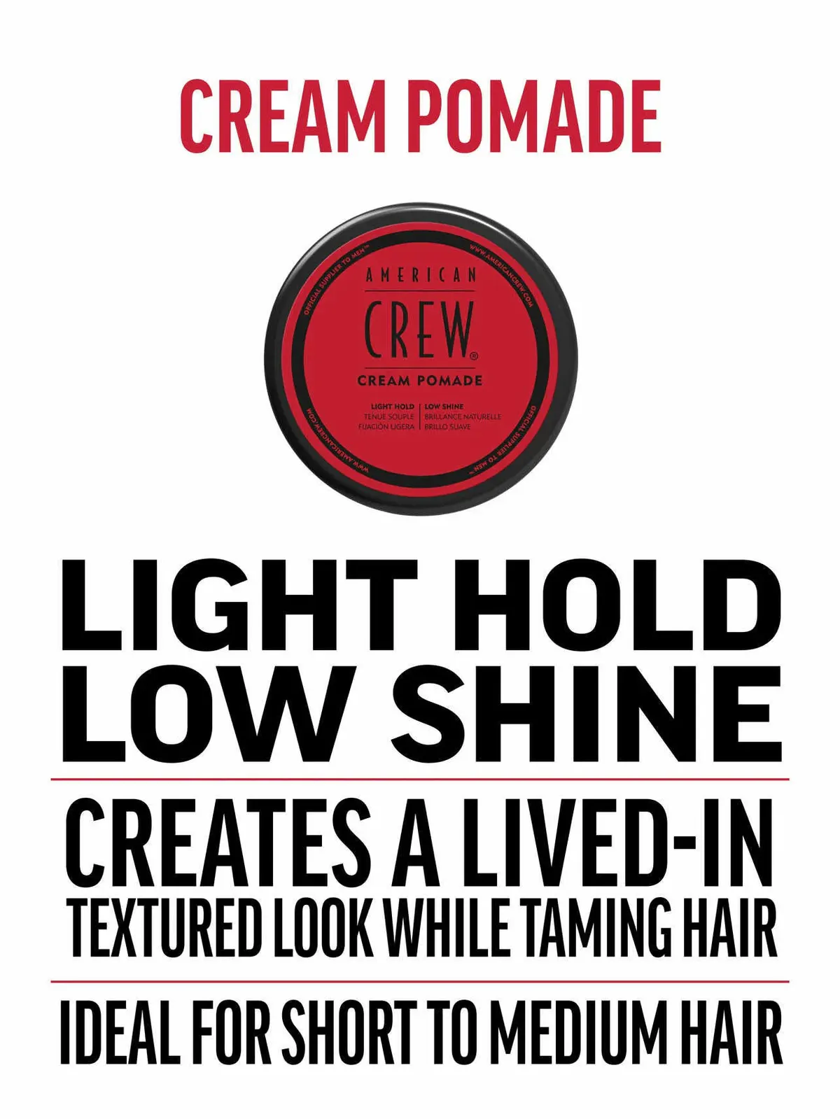 American Crew Cream Pomade Duo Bundle, view 8