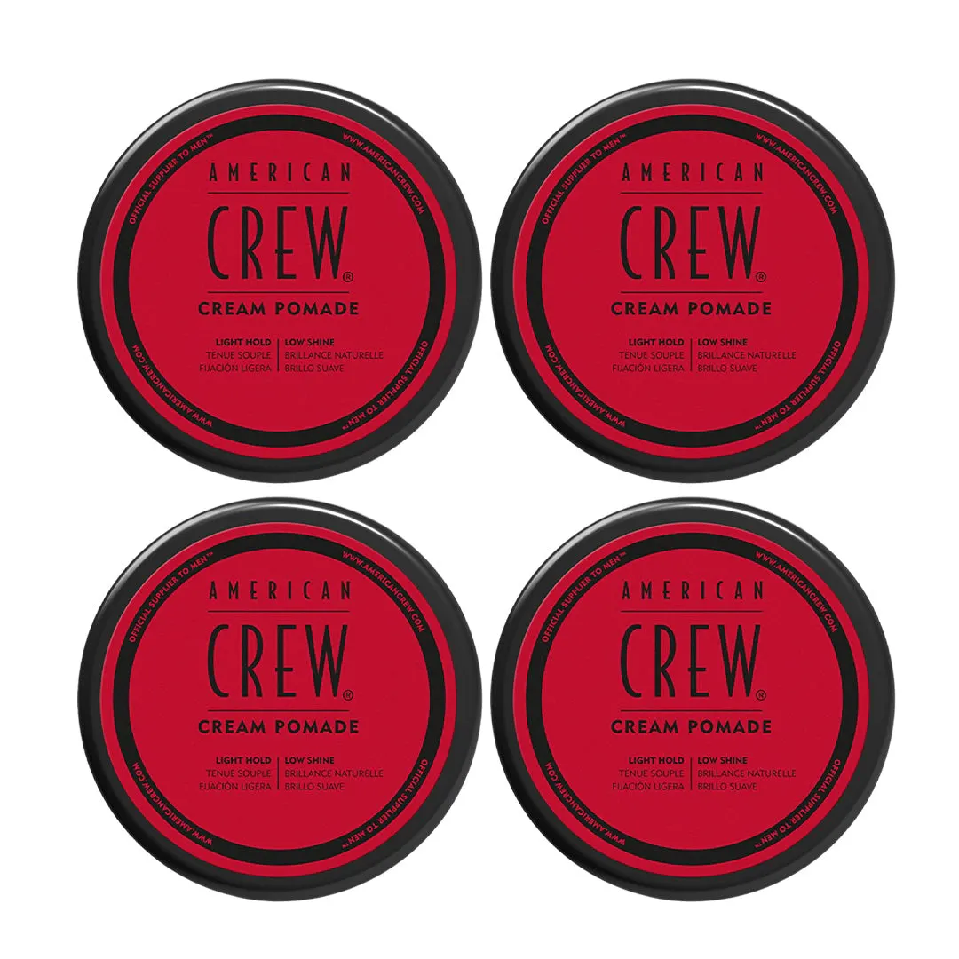 American Crew Cream Pomade Quad Bundle