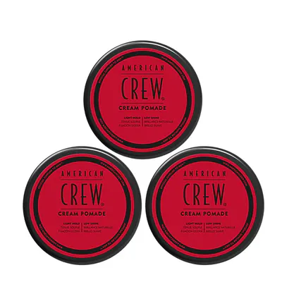 American Crew Cream Pomade Trio Bundle