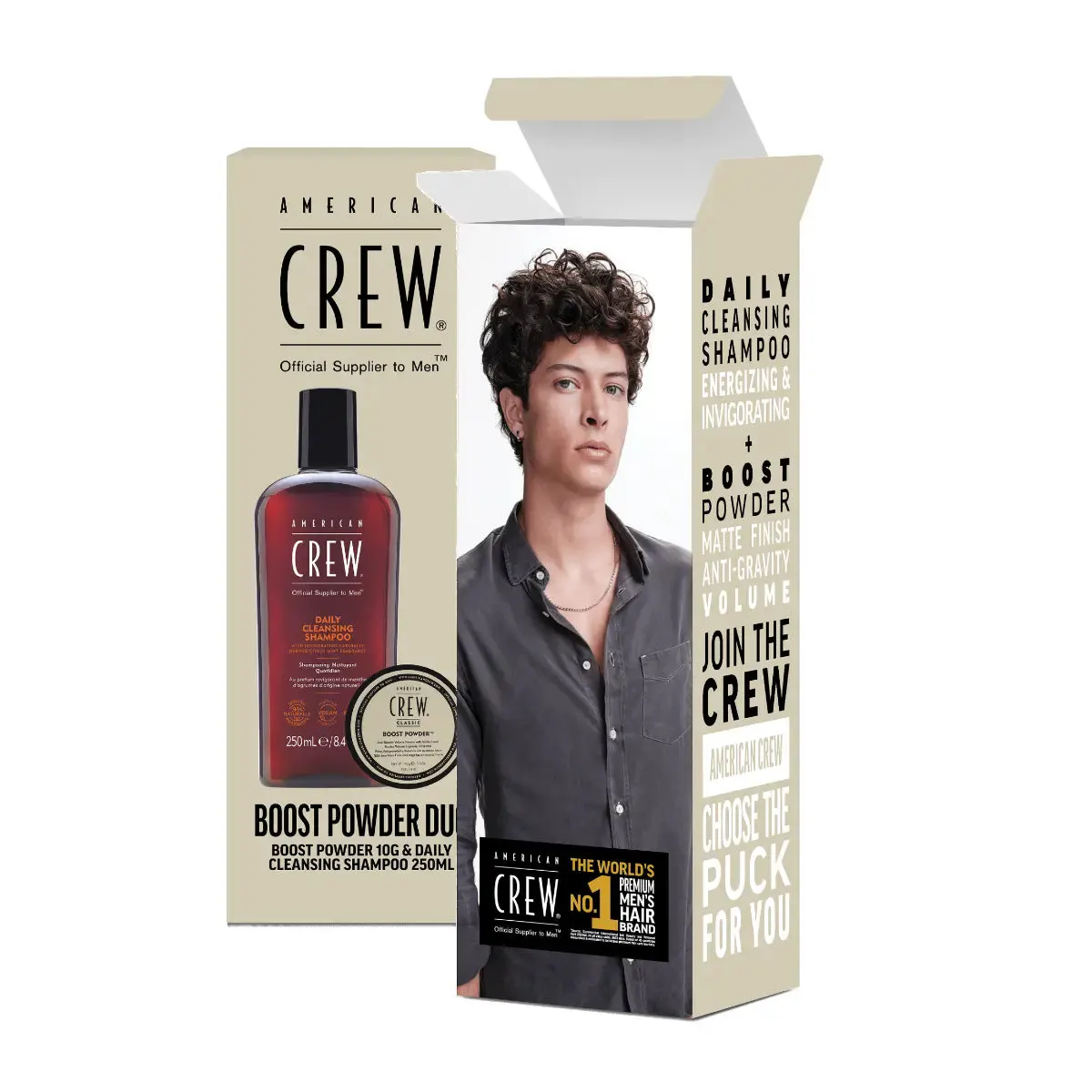 American Crew Daily Cleansing Shampoo & Boost Powder Duo Pack, view 3