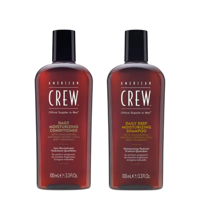 American Crew Daily Moisturizing Shampoo & Conditioner Duo 100ml