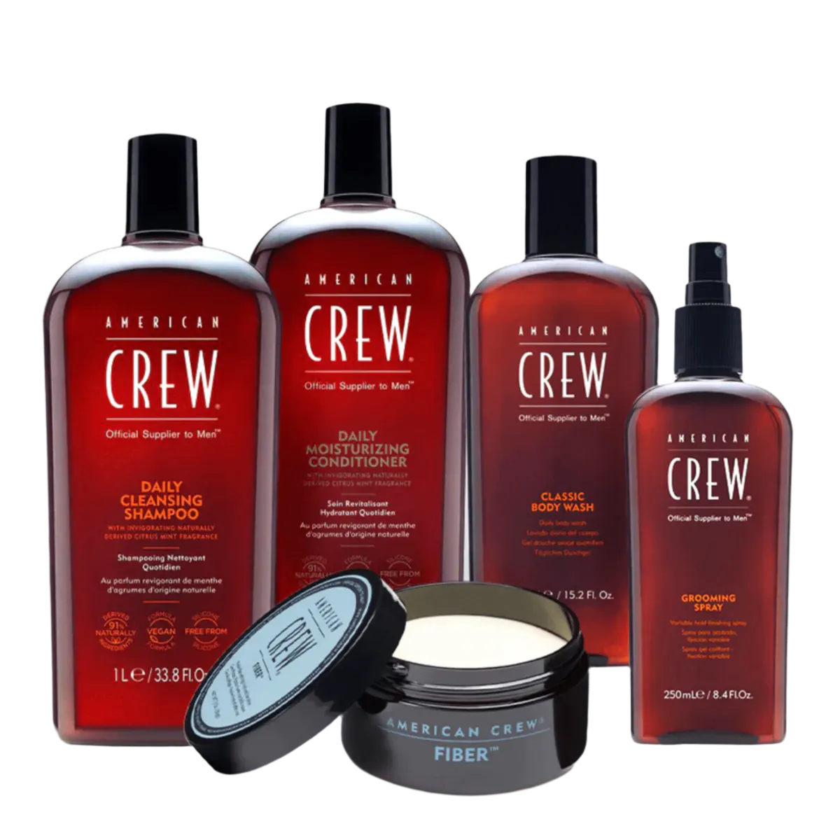 American Crew Fiber Hair & Body Bundle