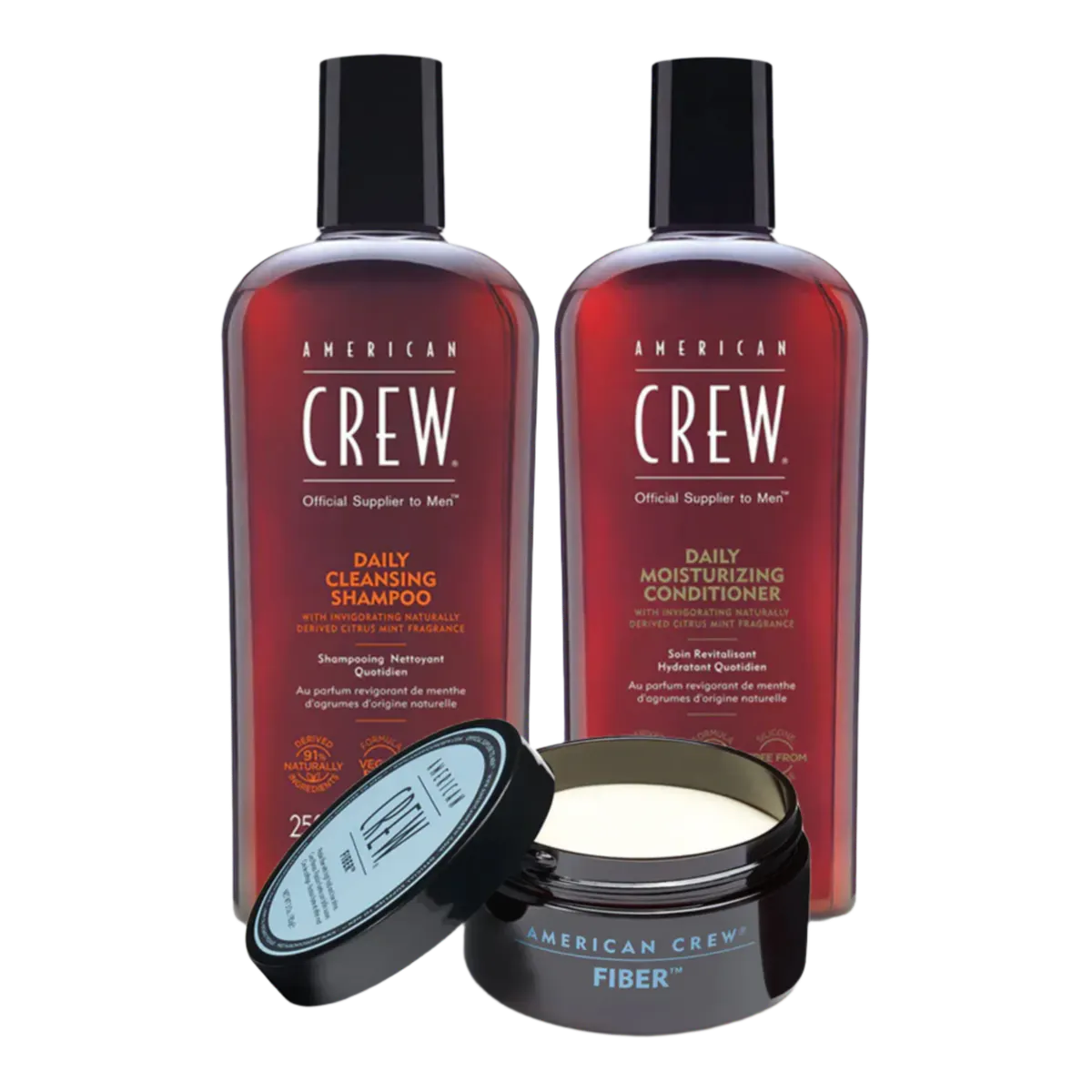 American Crew Fiber Hair & Styling Bundle