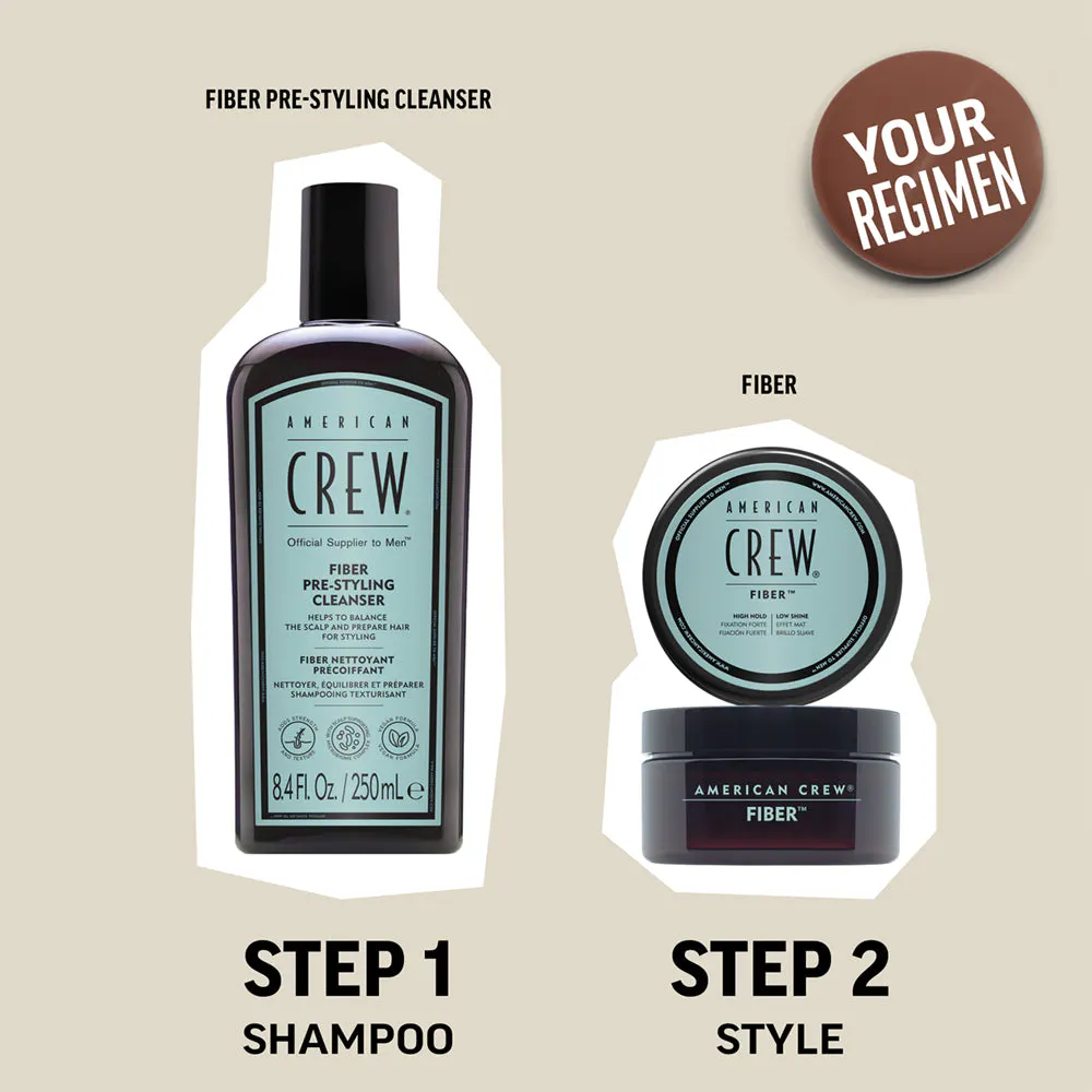 American Crew Fiber & Pre-Styling Shampoo With Bonus Socks Pack, view 6