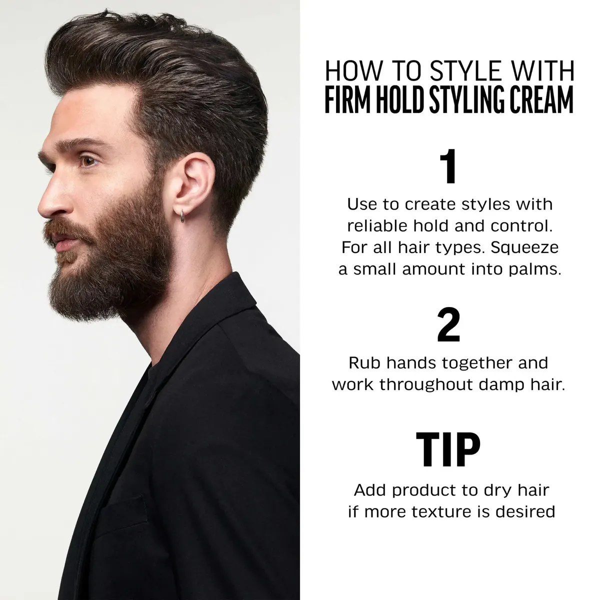 American Crew Firm Hold Styling Cream 100ml, view 3