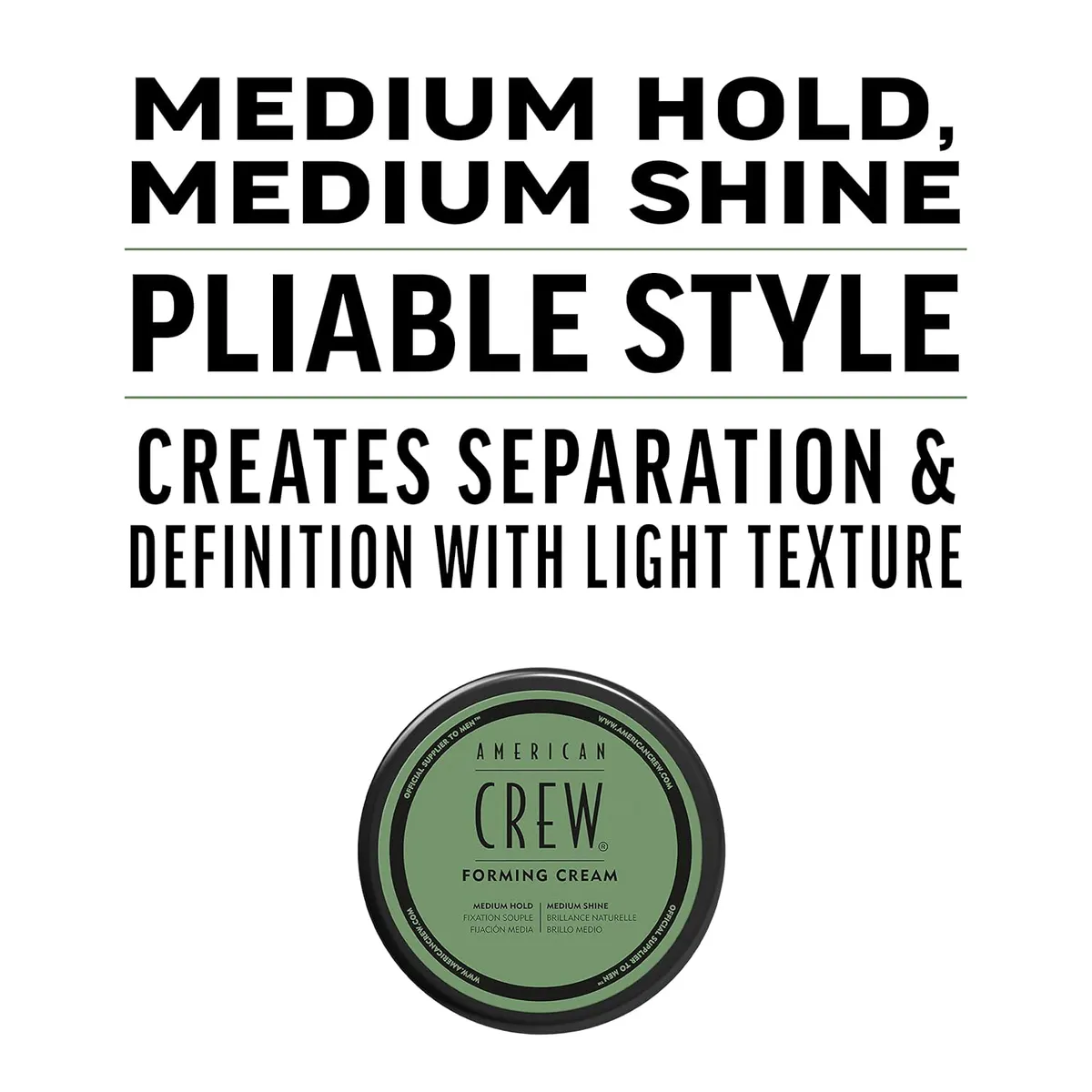 American Crew Forming Cream 85g Trio Bundle, view 4