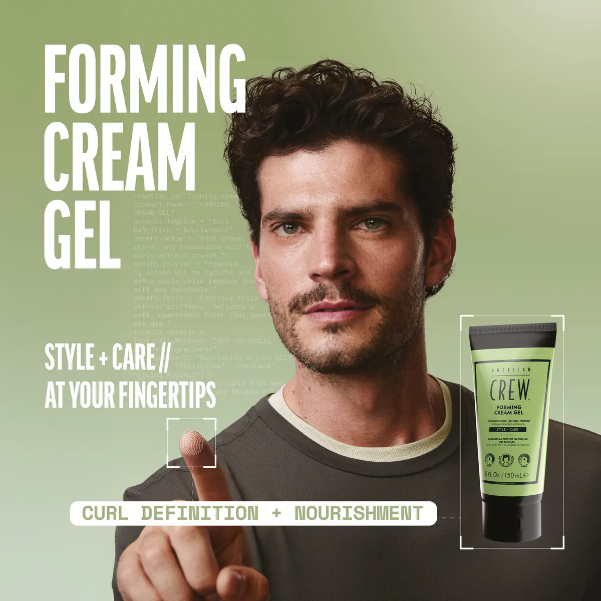 American Crew Forming Cream Gel 150ml, view 3