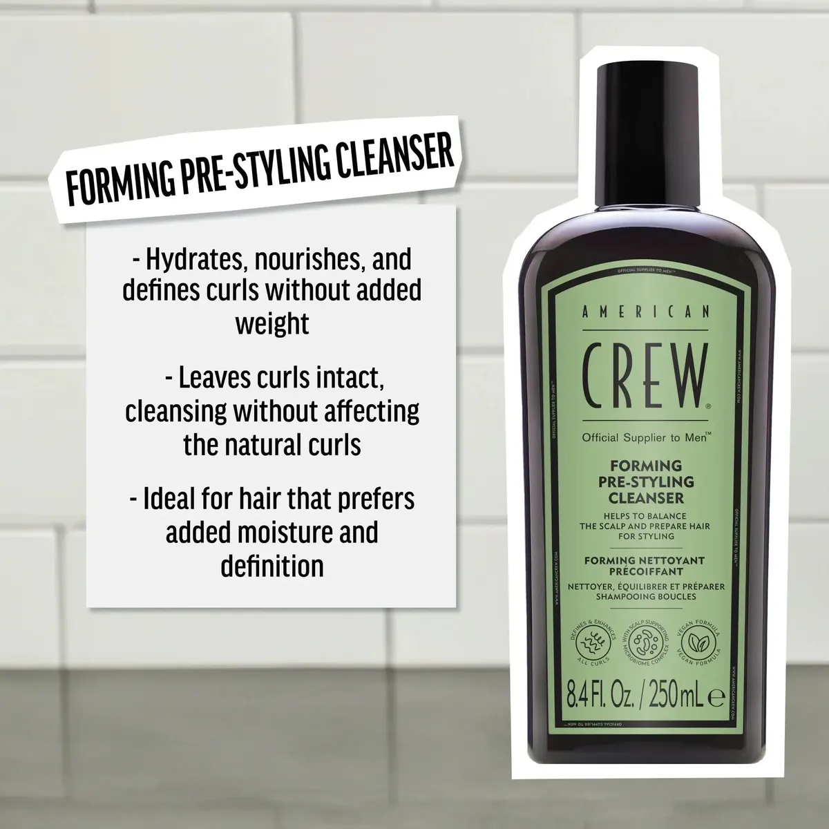 American Crew Forming Pre-Styling Shampoo 250ml, view 5