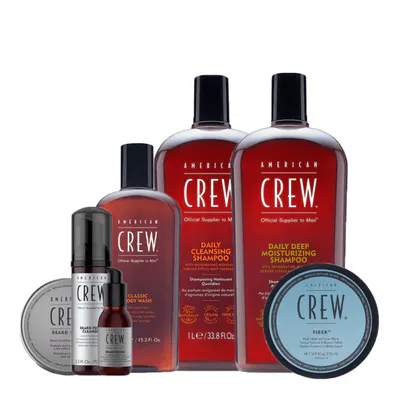 American Crew Hair & Beard Bundle