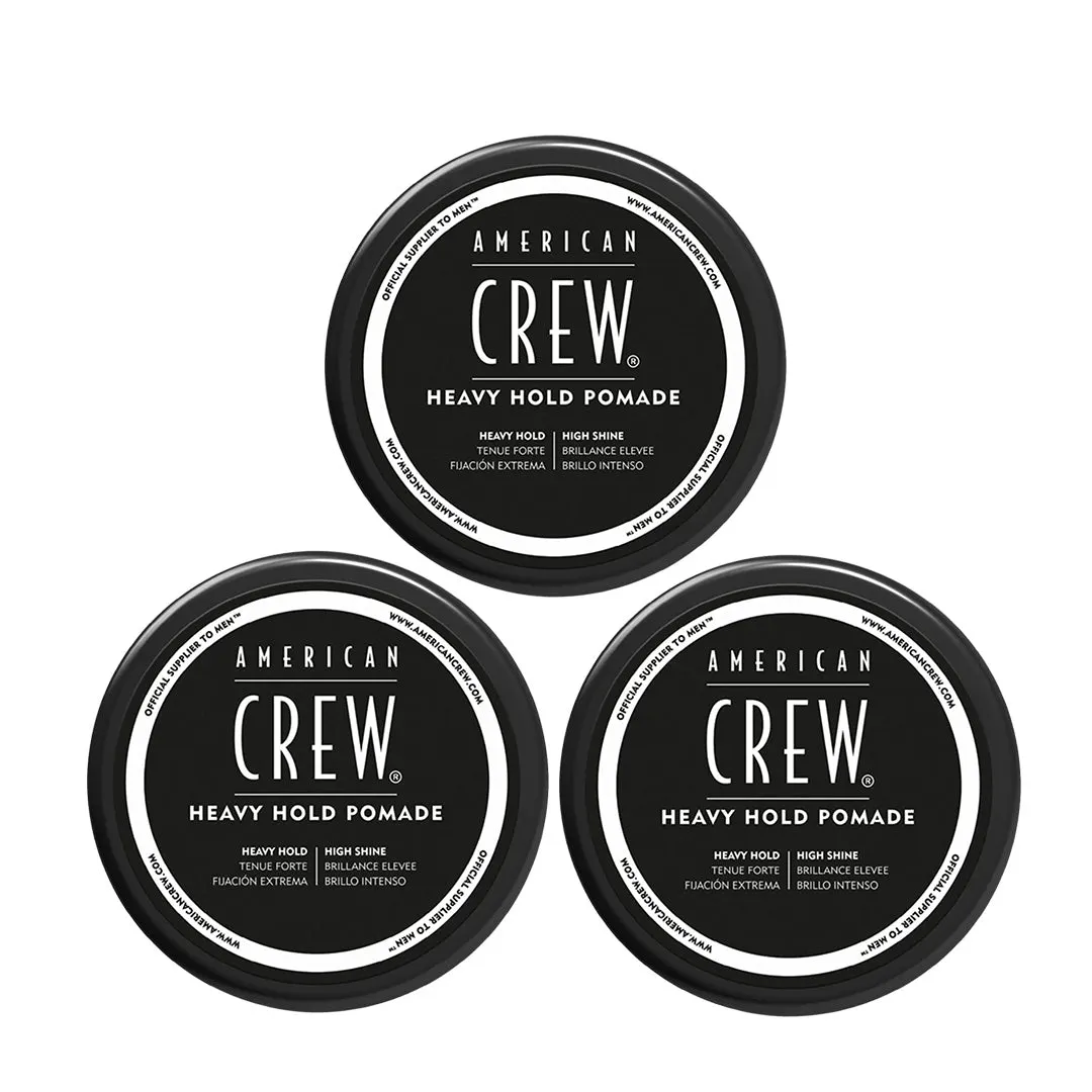American Crew Heavy Hold Pomade Trio Bundle