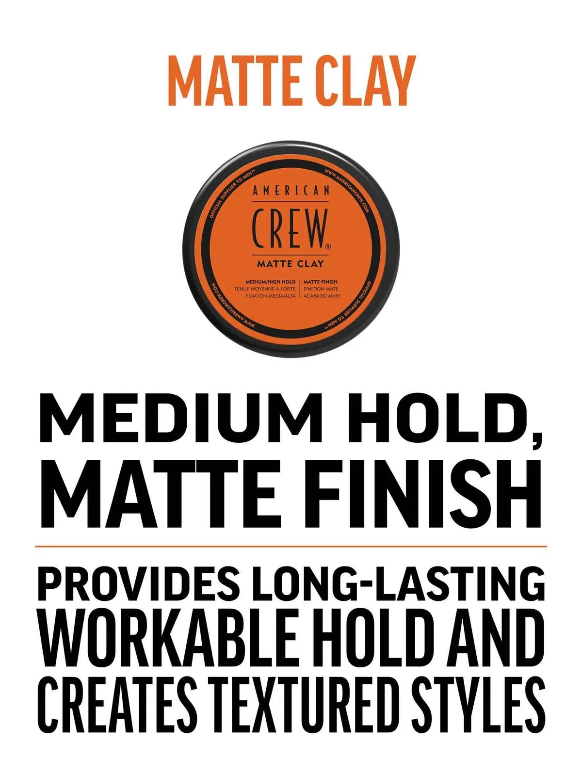 American Crew Matte Clay 85g, view 5