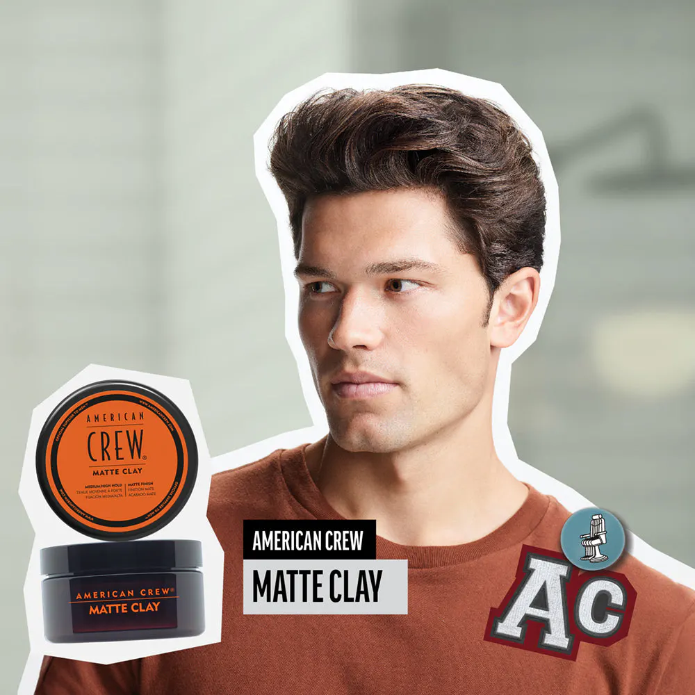 American Crew Matte Clay & Daily Shampoo With Bonus Socks Pack, view 7