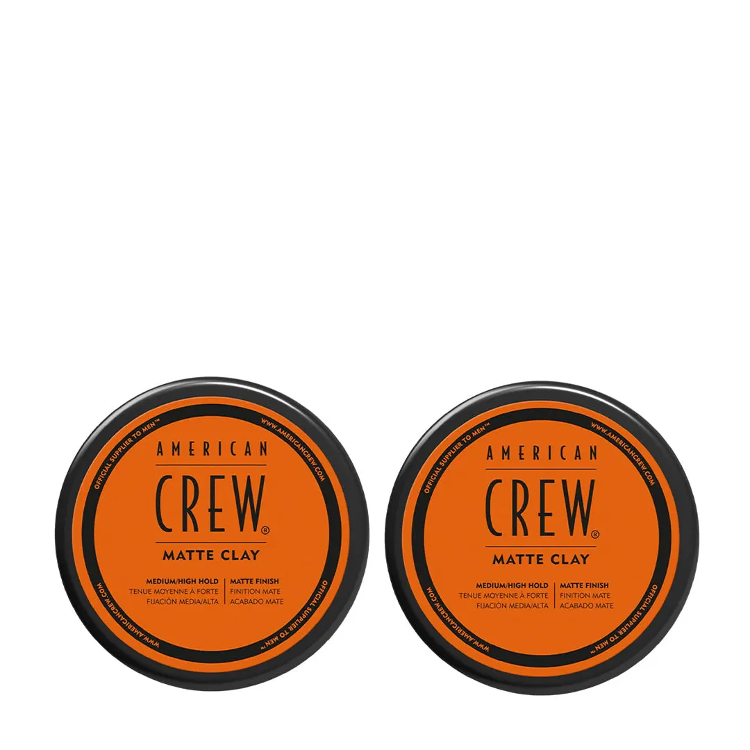 American Crew Matte Clay Duo Bundle