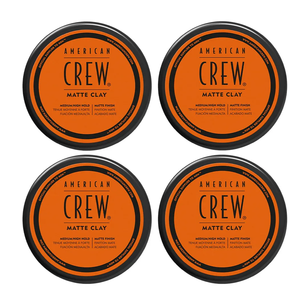 American Crew Matte Clay Quad Bundle