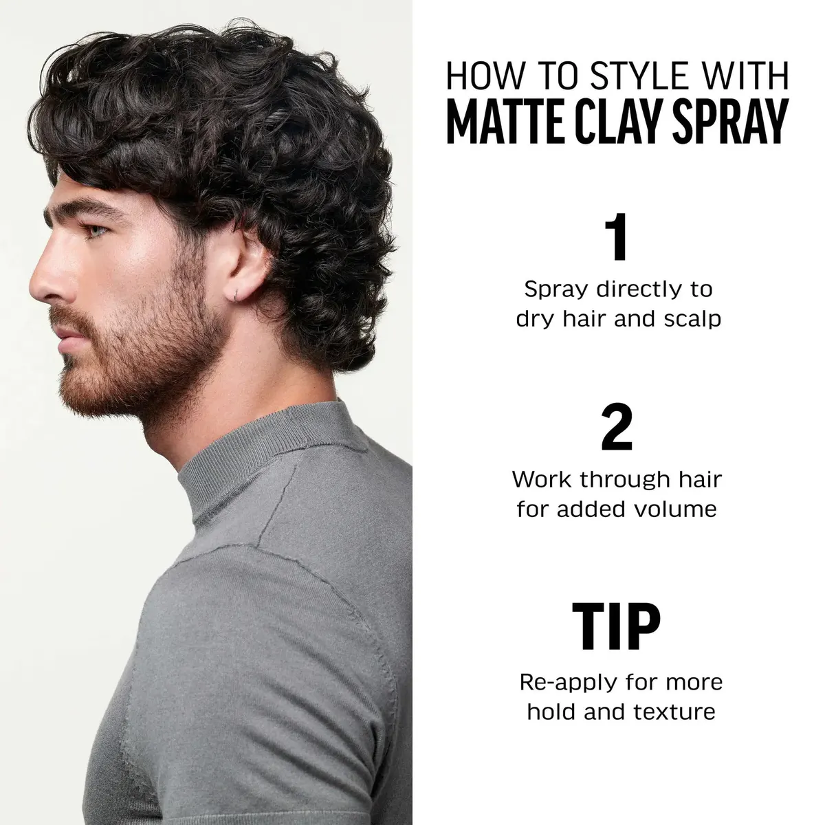 American Crew Matte Clay Spray 150ml, view 3