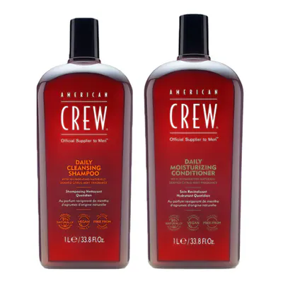 American Crew Shampoo & Conditioner 1L Duo Bundle