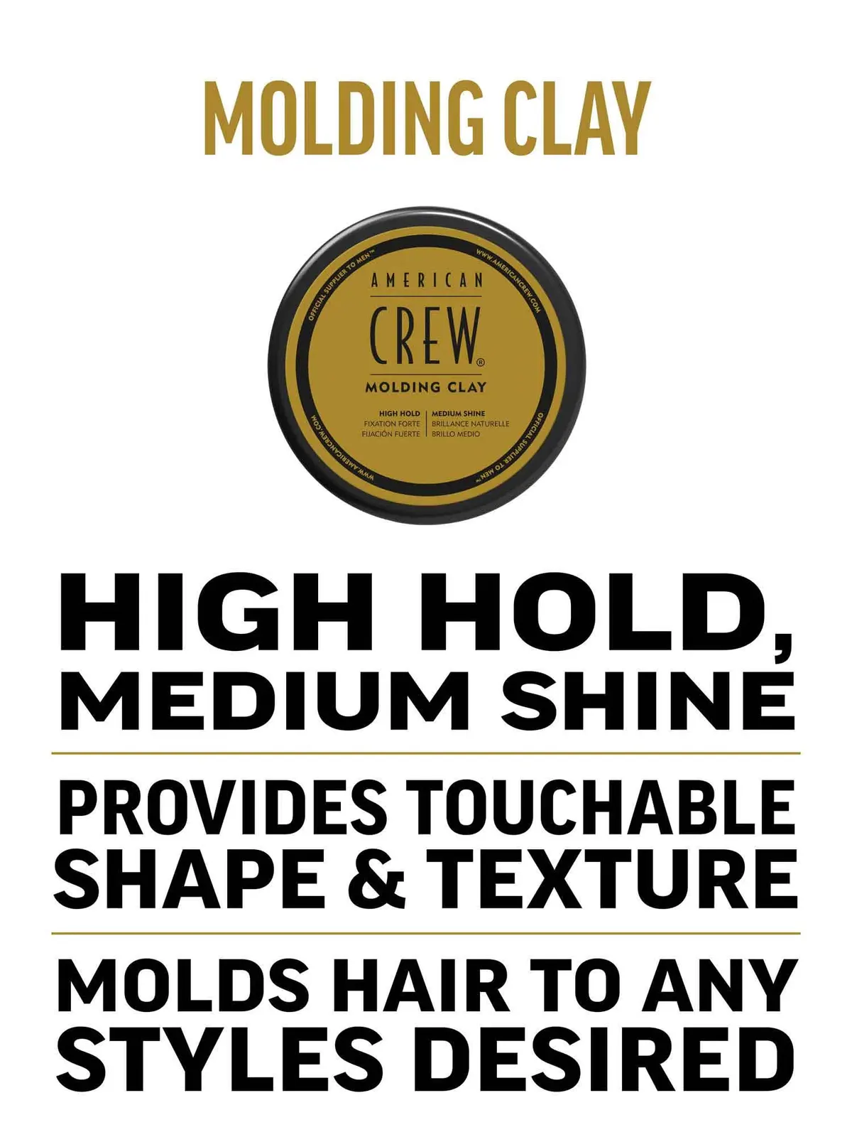 American Crew Molding Clay Quad Bundle, view 7