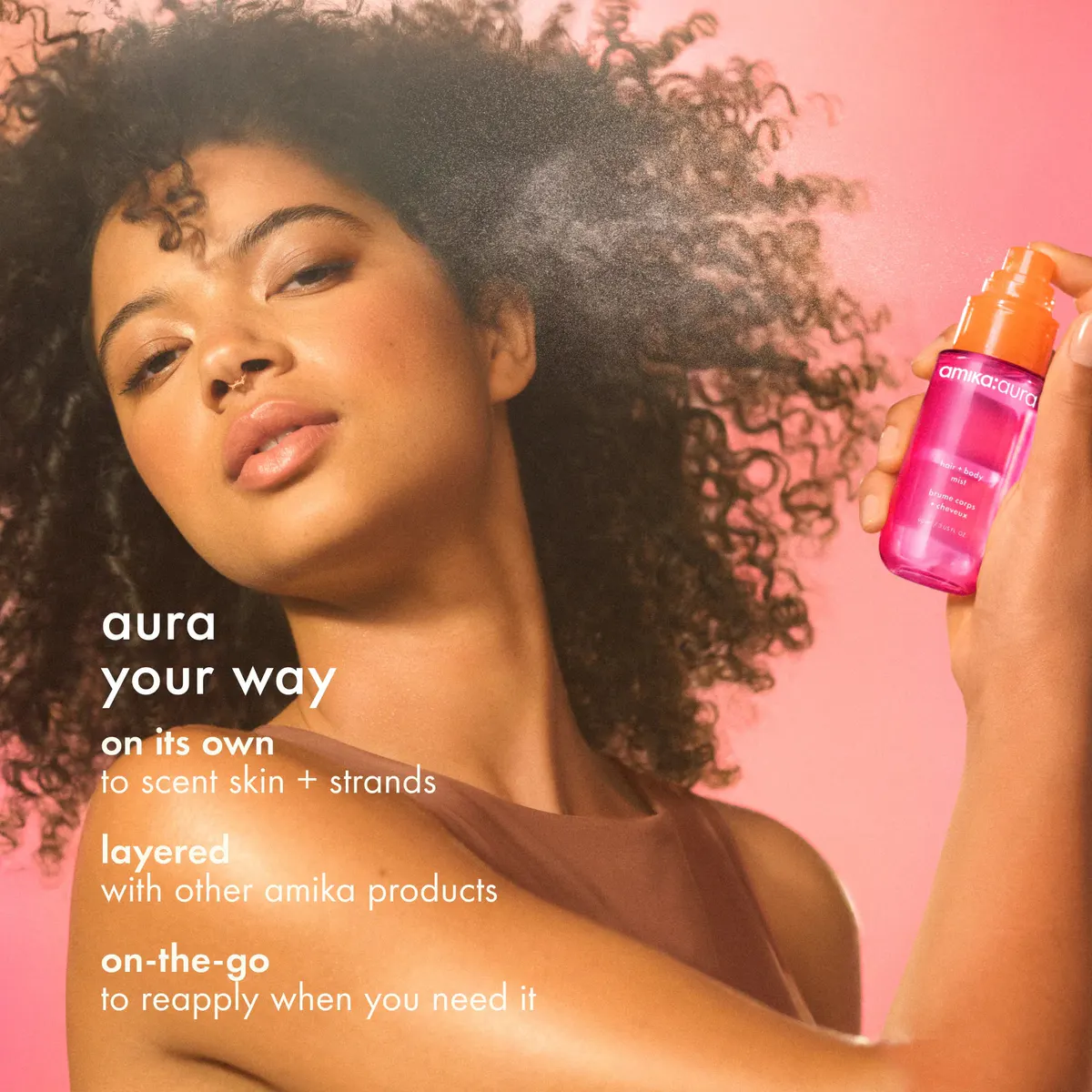 Amika Aura Hair + Body Mist 90ml, view 5