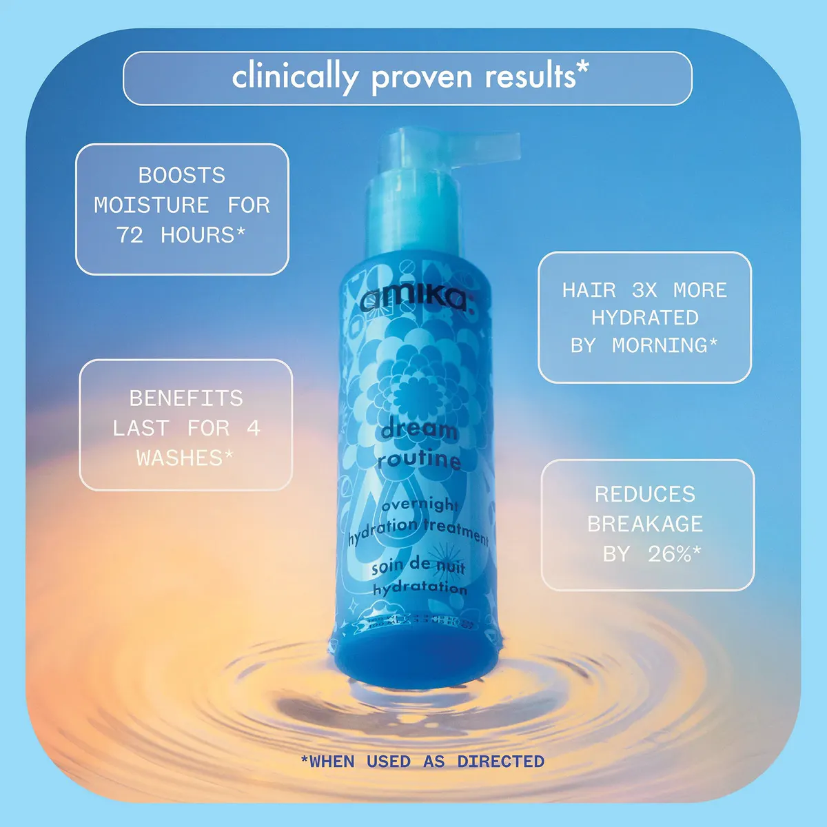 Amika Dream Routine Overnight Hydration Treatment 100ml, view 4