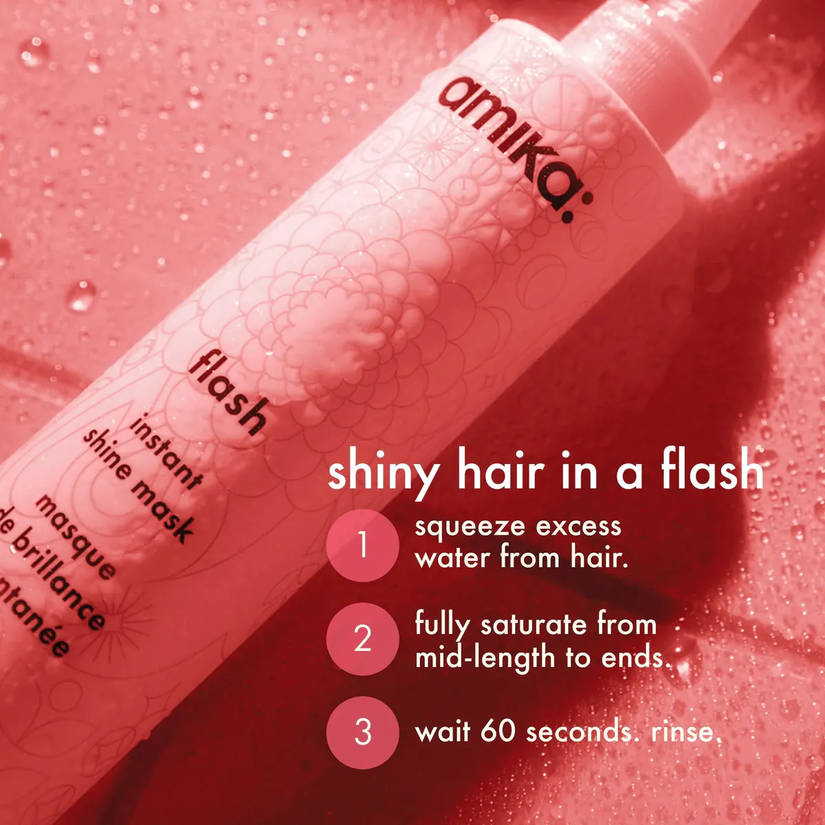 Amika Flash Instant Shine Mask 200ml, view 6