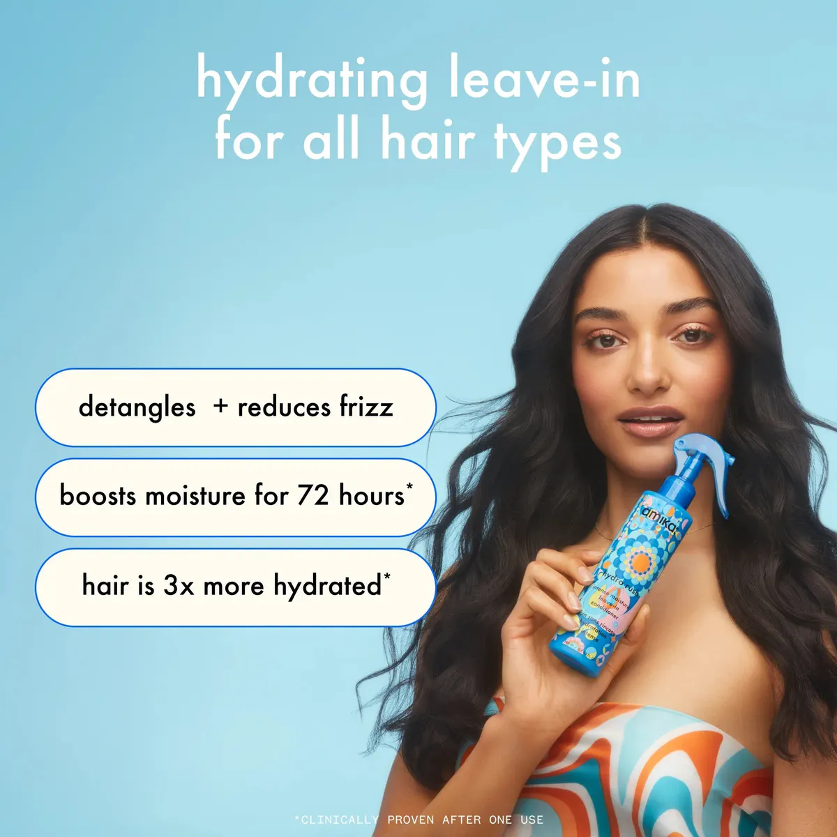 Amika Hydro Rush Intense Moisture Leave-In Conditioner 200ml, view 3